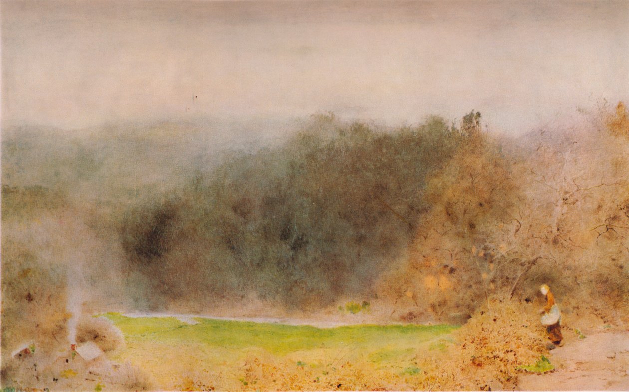 The Gamekeepers Cottage, Somerset, 1904 alkotó: John William North