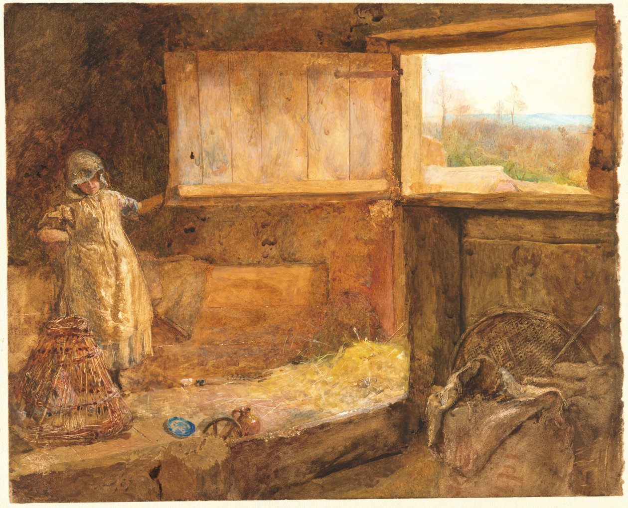 A Szénapadló alkotó: John William North