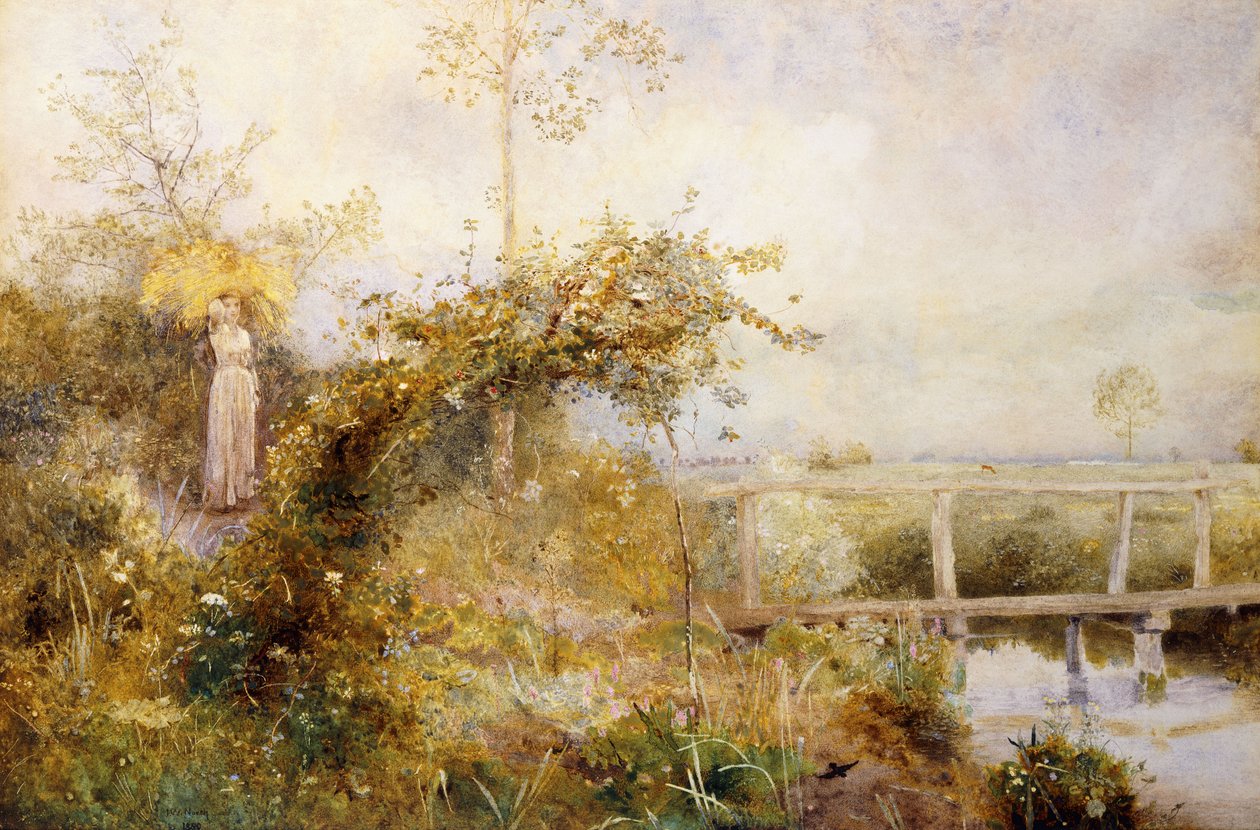 A visszatérés az aratómezőről, 1880 alkotó: John William North
