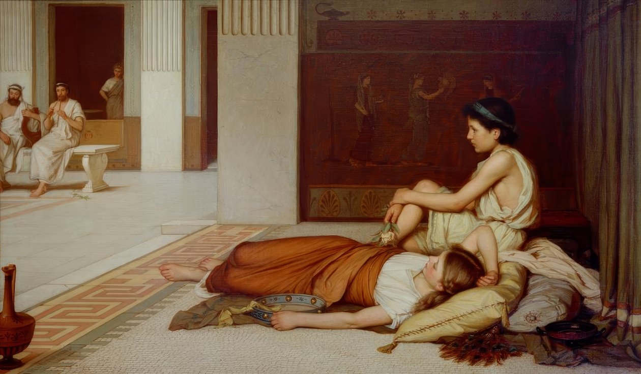 A Tánc után alkotó: John William Waterhouse