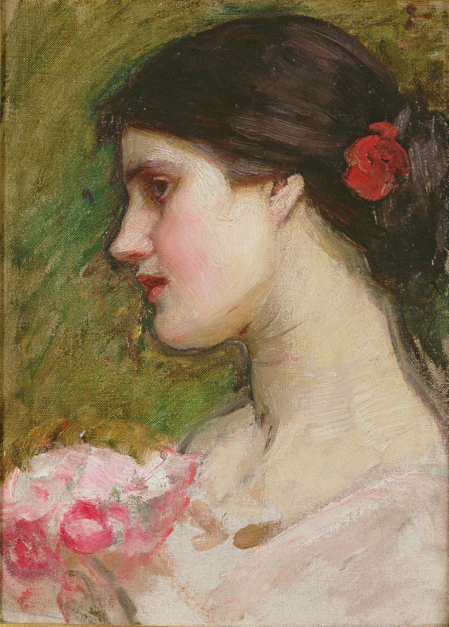 Kaméliák, 1880 körül alkotó: John William Waterhouse