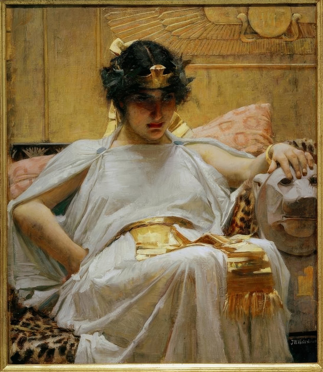 Kleopátra alkotó: John William Waterhouse