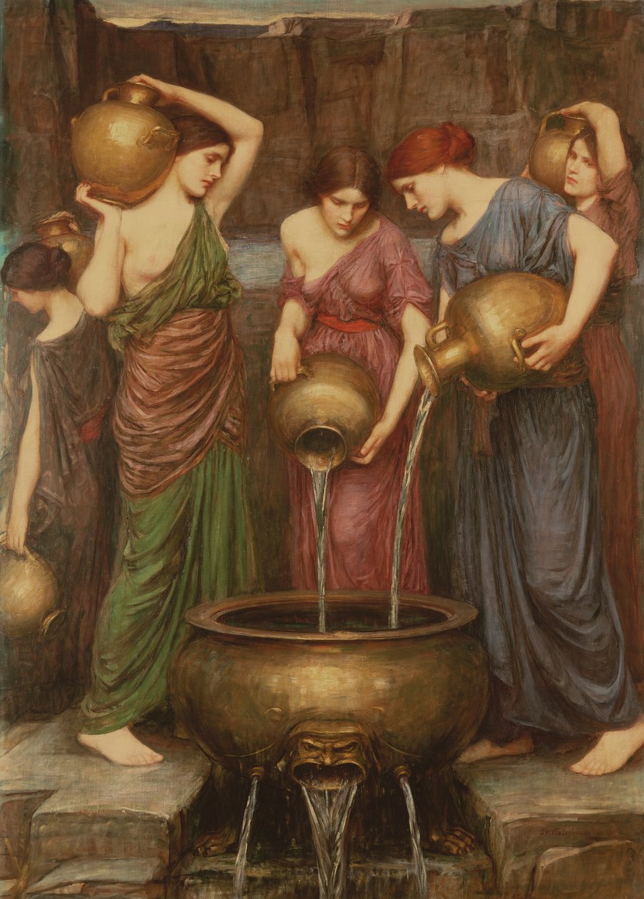 Danaides, 1904 alkotó: John William Waterhouse