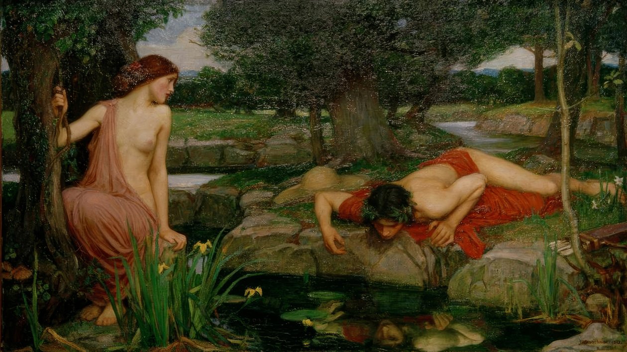 Echo és Narcissus alkotó: John William Waterhouse