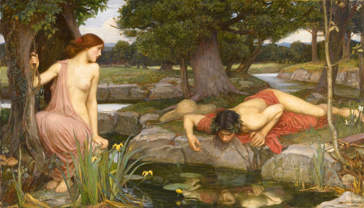 Echo és Narcissus alkotó: John William Waterhouse