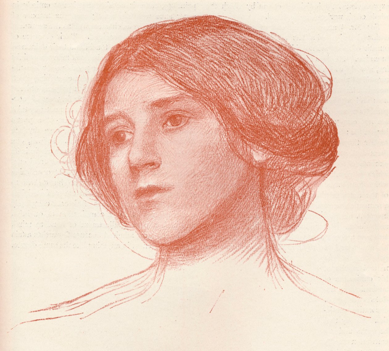 Egy szangvinikus tanulmányból, c1899 alkotó: John William Waterhouse