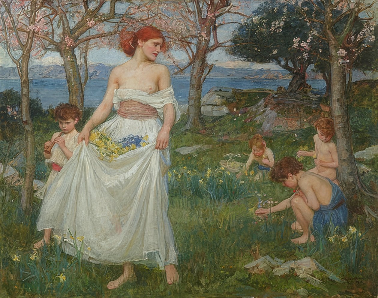 Tavaszi dal. 1913 alkotó: John William Waterhouse