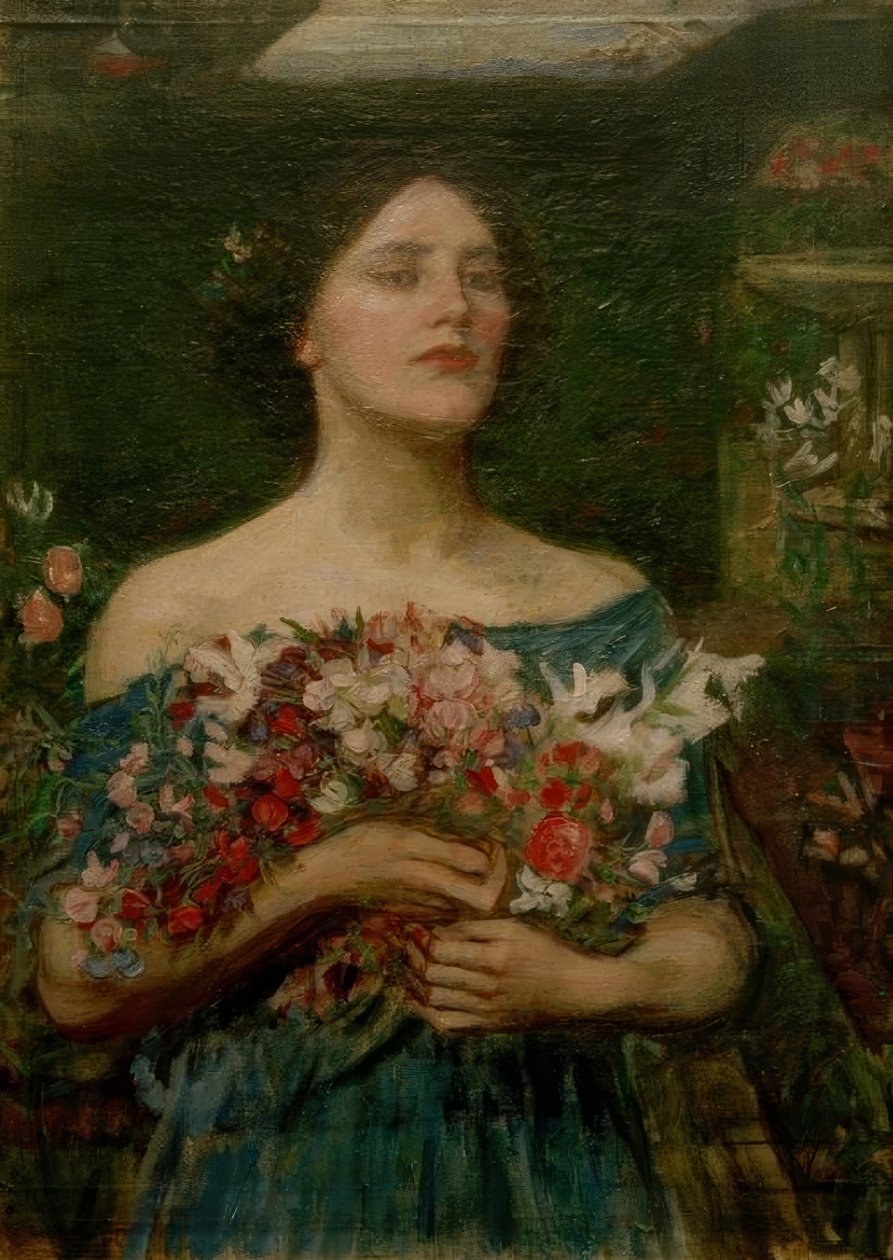Gyűjtsétek a rózsabimbókat, amíg lehet alkotó: John William Waterhouse