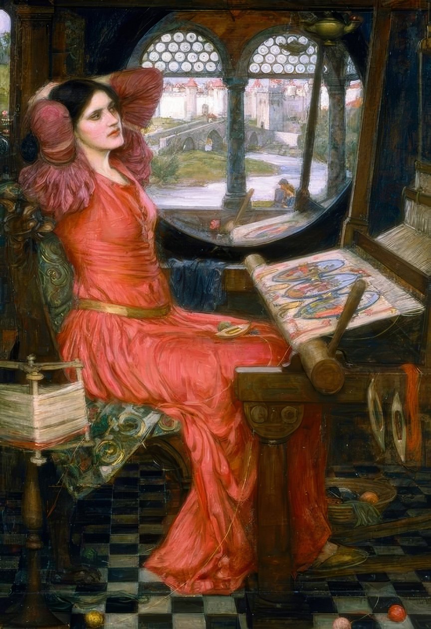 Lady of Shalott alkotó: John William Waterhouse