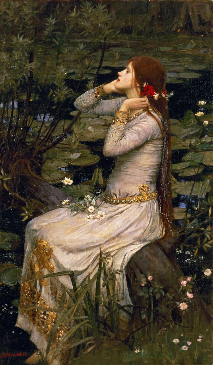 Ophelia, 1894 alkotó: John William Waterhouse
