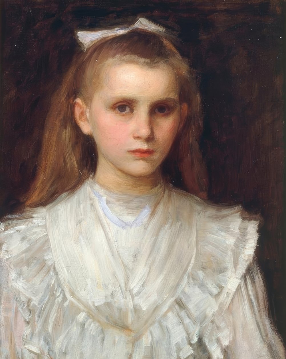 Egy fiatal lány portréja alkotó: John William Waterhouse