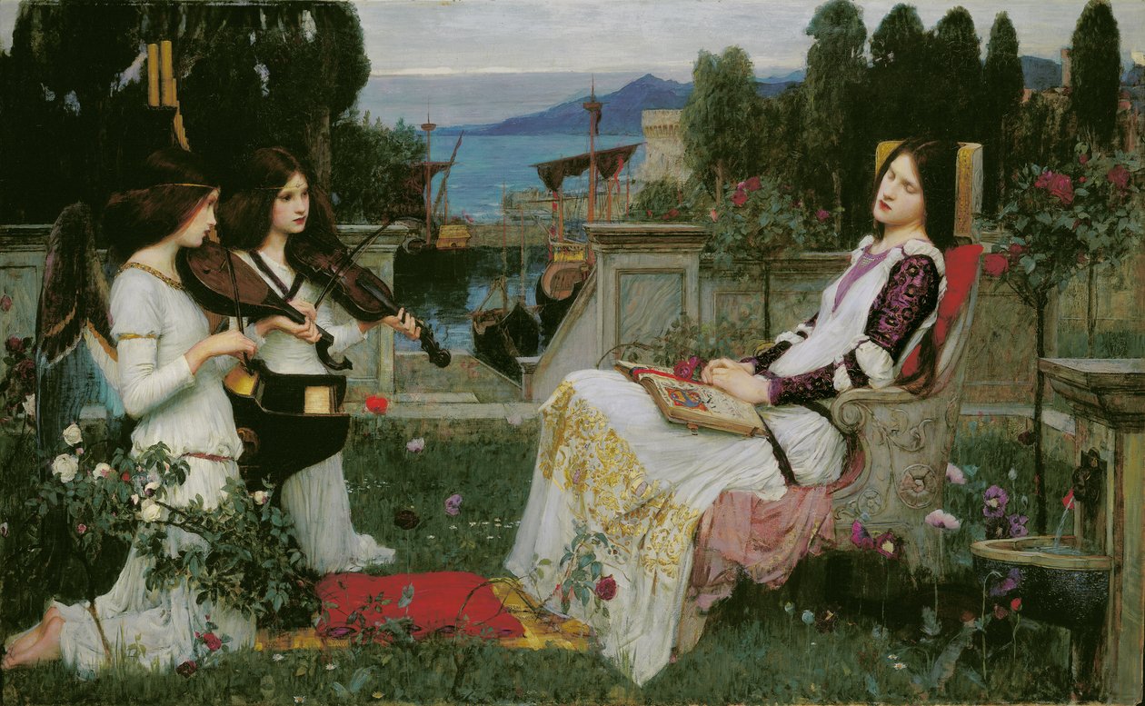 Utca. Cecilia alkotó: John William Waterhouse