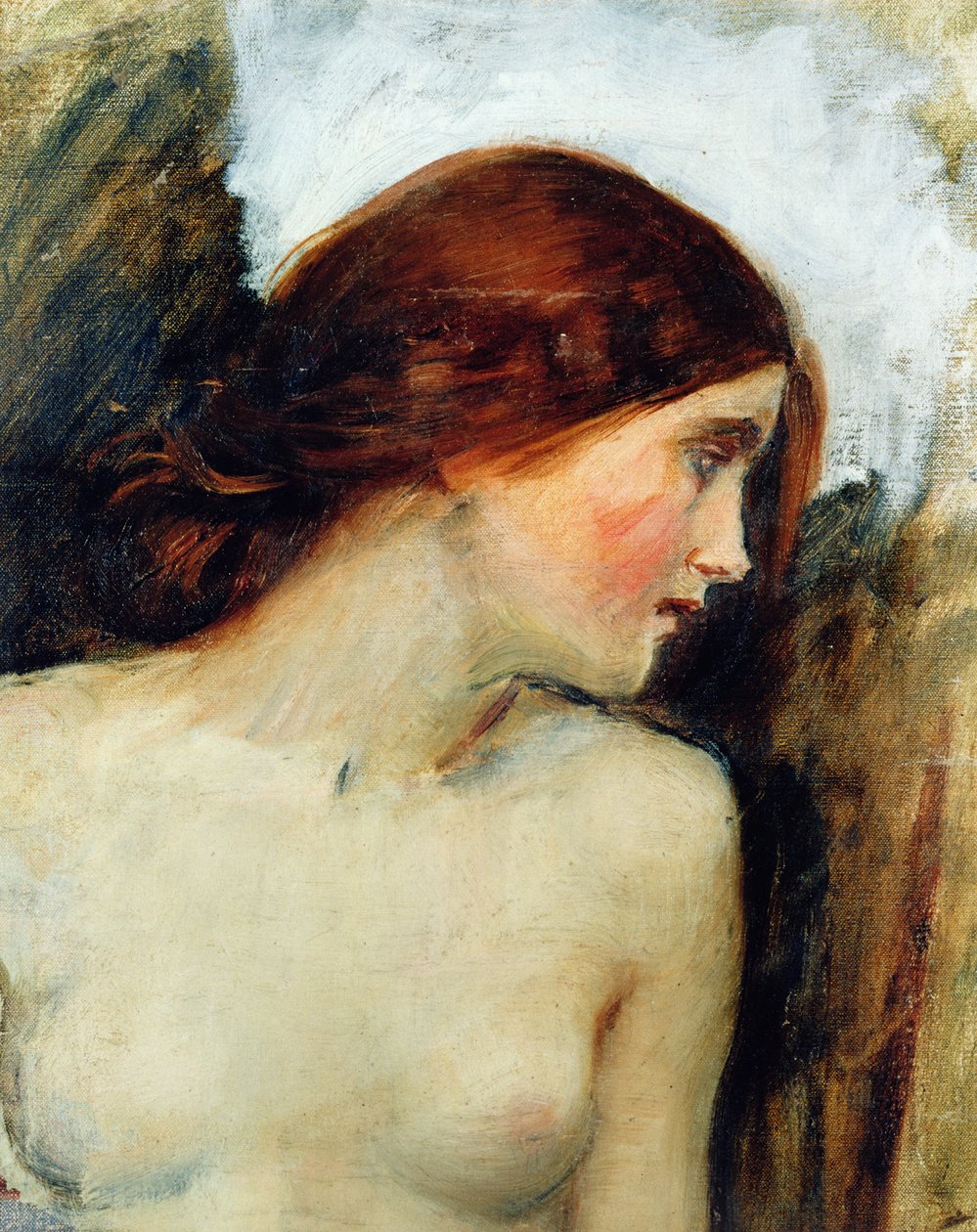 Study for the Head of Echo, 1903 körül (lásd: 55607) alkotó: John William Waterhouse