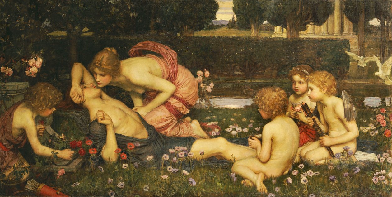 Adonis ébredése, 1899 alkotó: John William Waterhouse