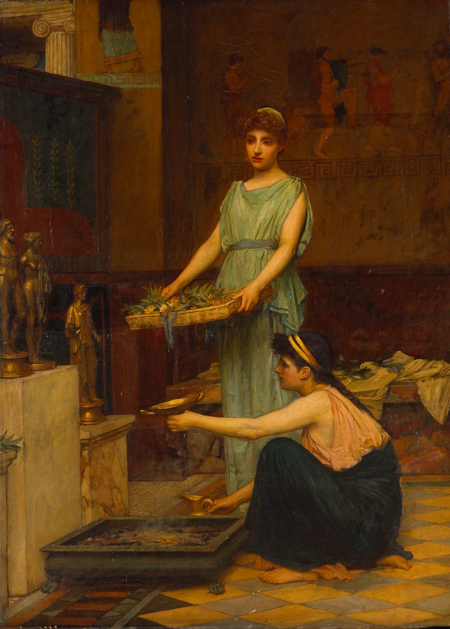 Az Istenek Háza alkotó: John William Waterhouse