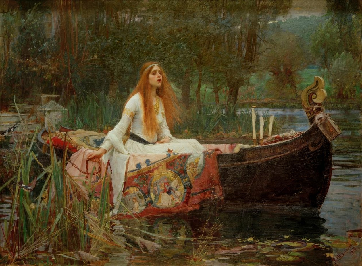 Shalott hölgye alkotó: John William Waterhouse