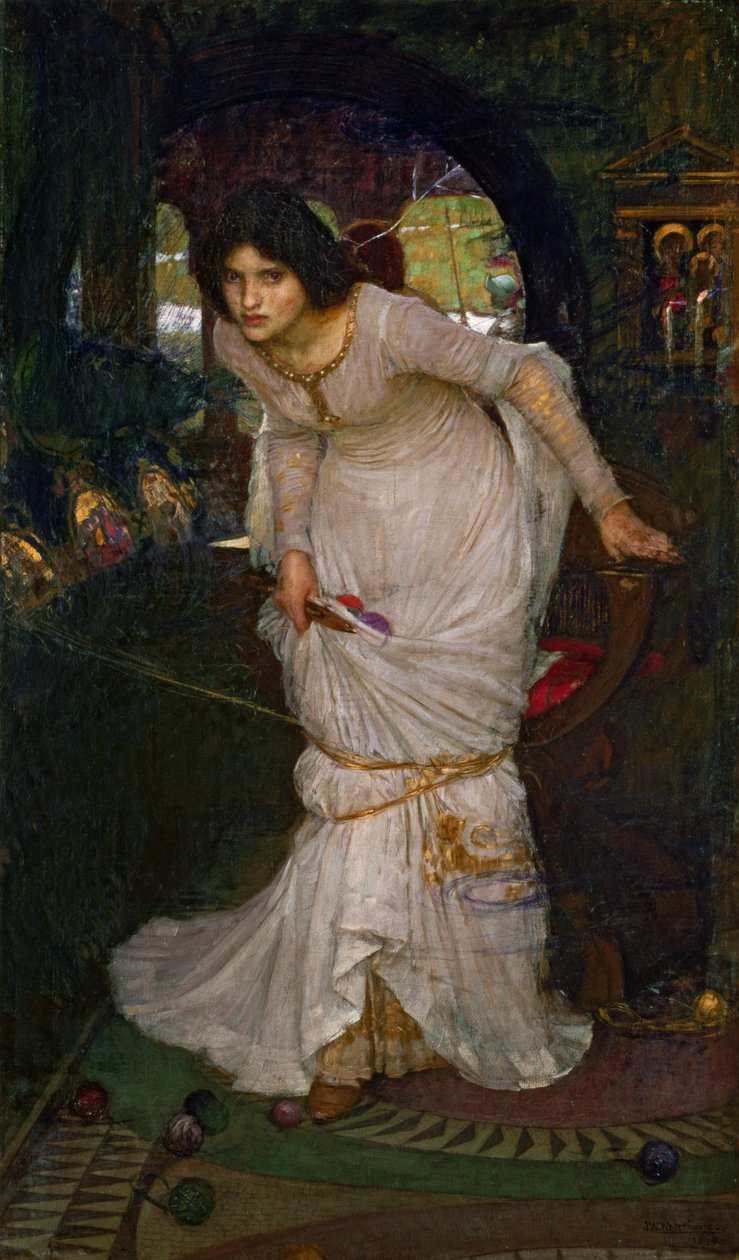 Shalott hölgye alkotó: John William Waterhouse