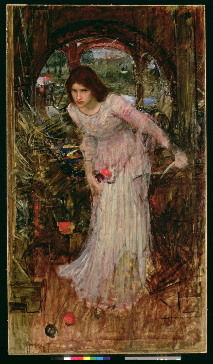 The Lady of Shalott, 1894 körül alkotó: John William Waterhouse