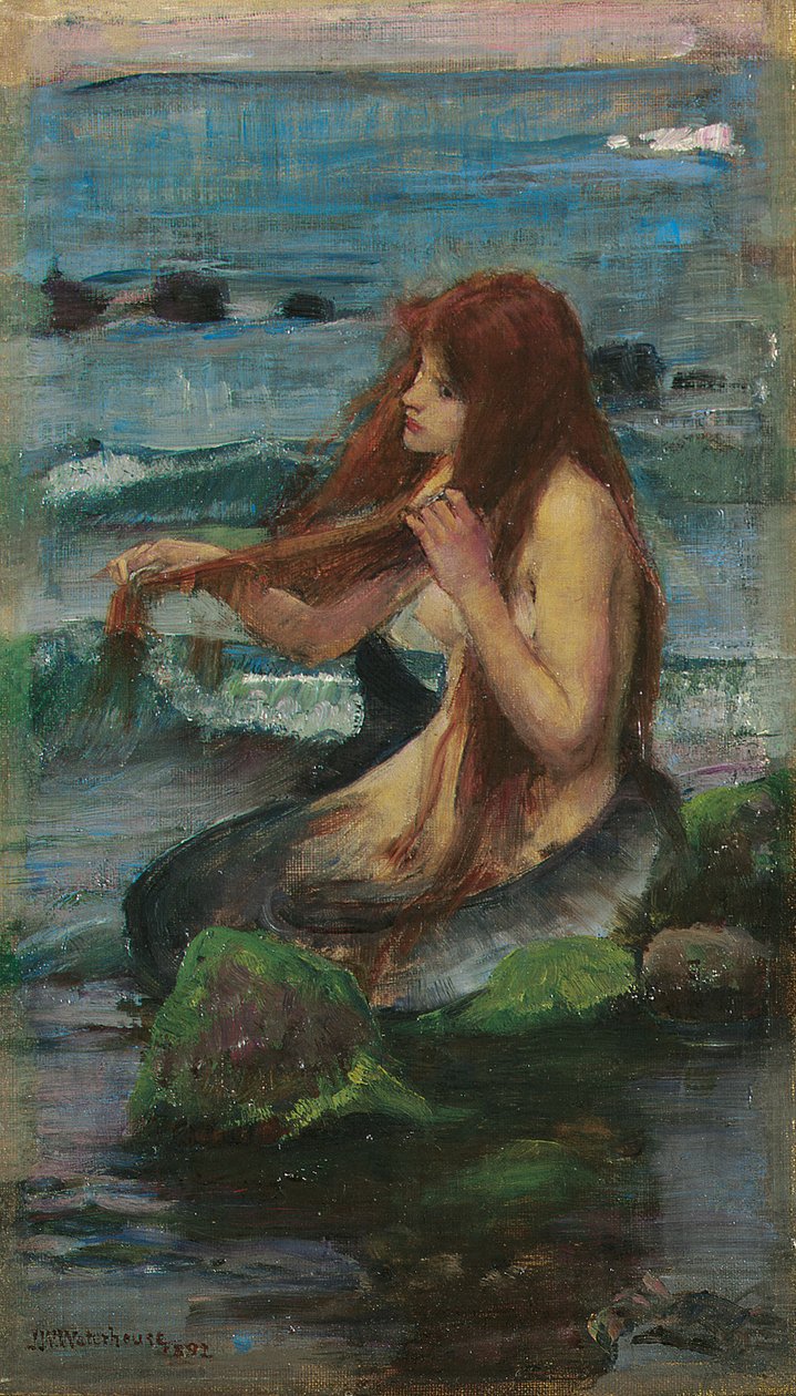 A sellő, 1892 alkotó: John William Waterhouse