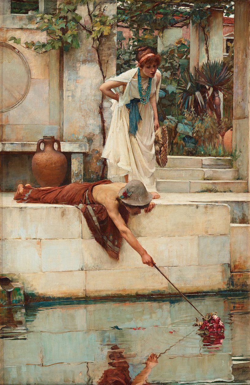 A Mentő, c. 1890. alkotó: John William Waterhouse