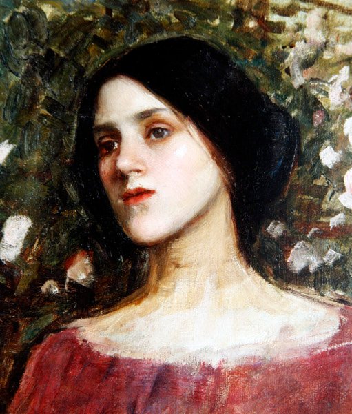The Rose Bower, 1910 körül (olaj, vászon) alkotó: John William Waterhouse