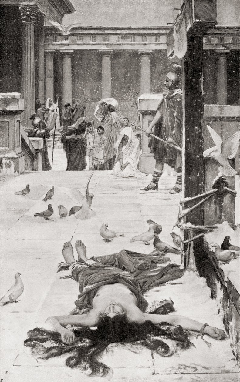 Szent Eulália mártíromsága, John William Waterhouse festménye után, Hutchinson