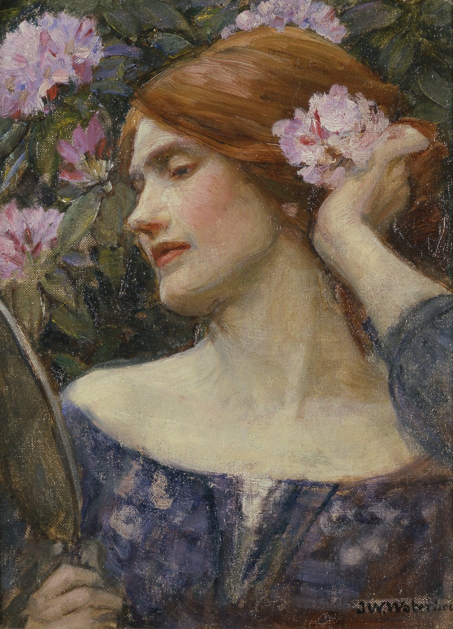 Hiúság, 1910 körül (olaj, vászon) alkotó: John William Waterhouse