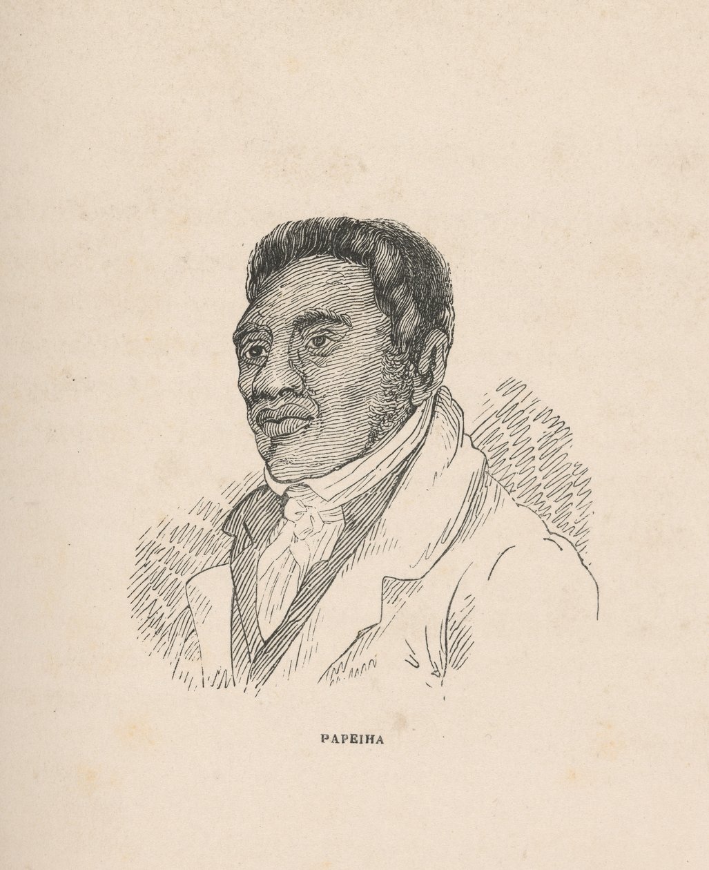 Elbeszélés a missziós vállalkozásokról a Dél-tengeri szigeteken, 1837 körül (papír) alkotó: John Williams