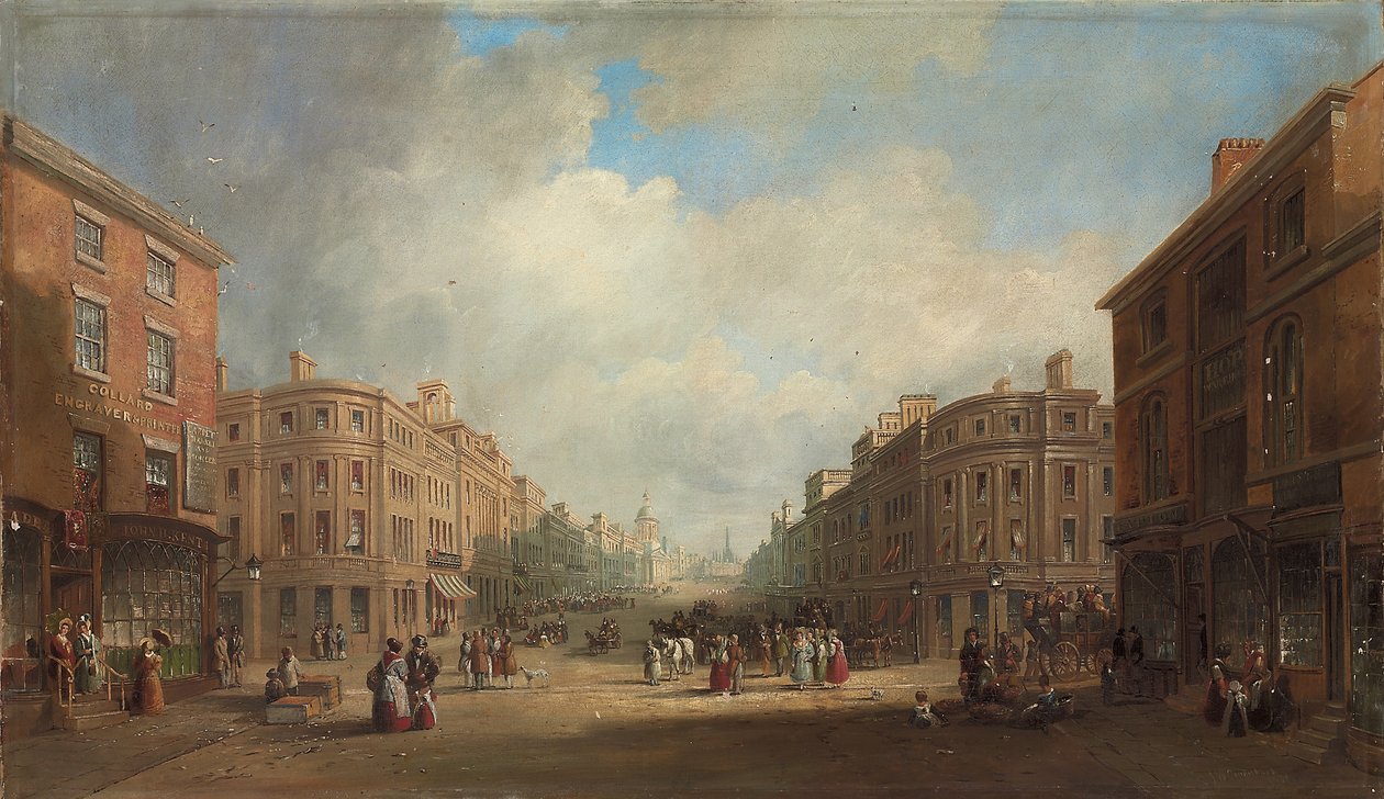 Javasolt séma egy új utcához, Newcastle, 1831 alkotó: John Wilson Carmichael