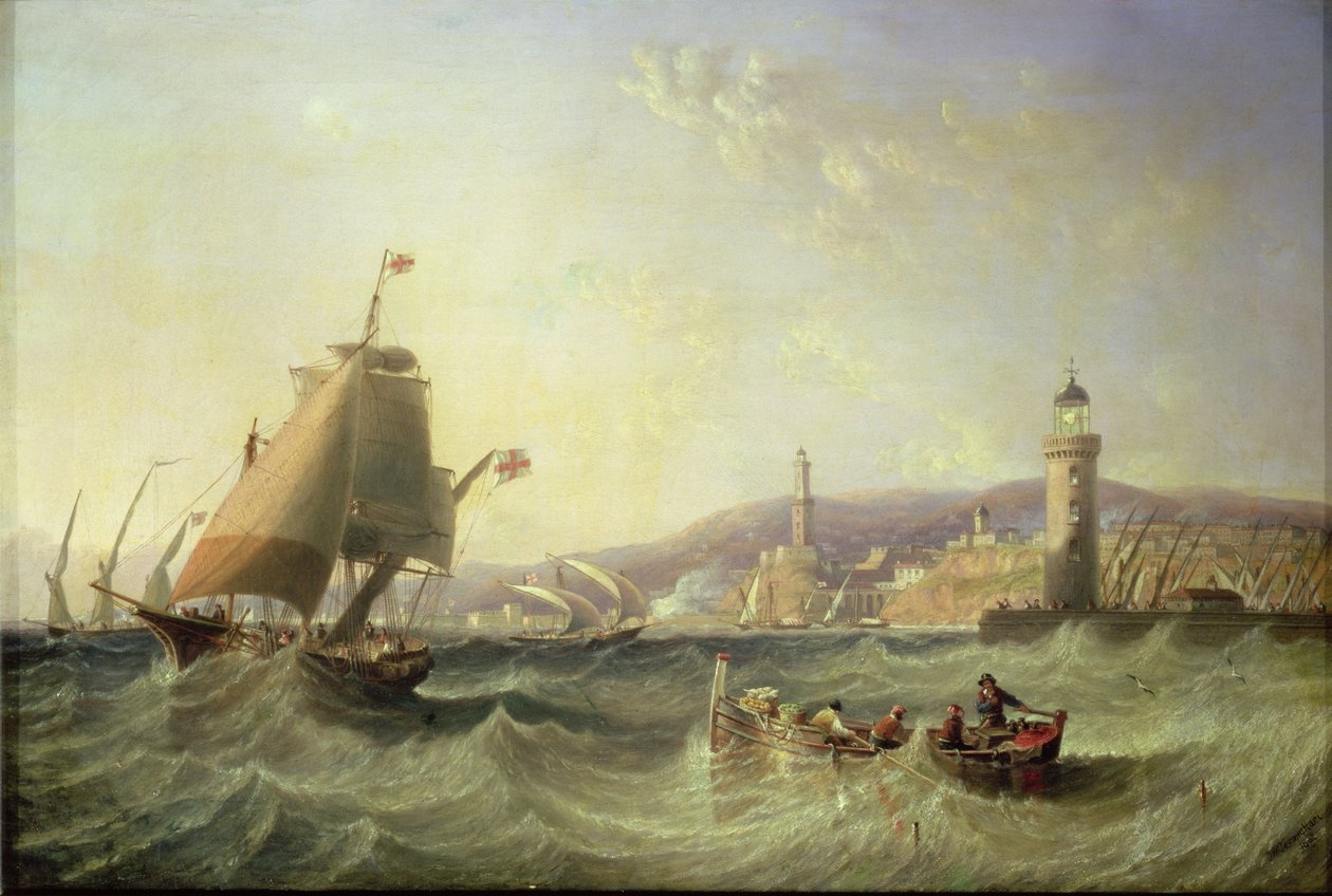 Genova, 1862 alkotó: John Wilson Carmichael