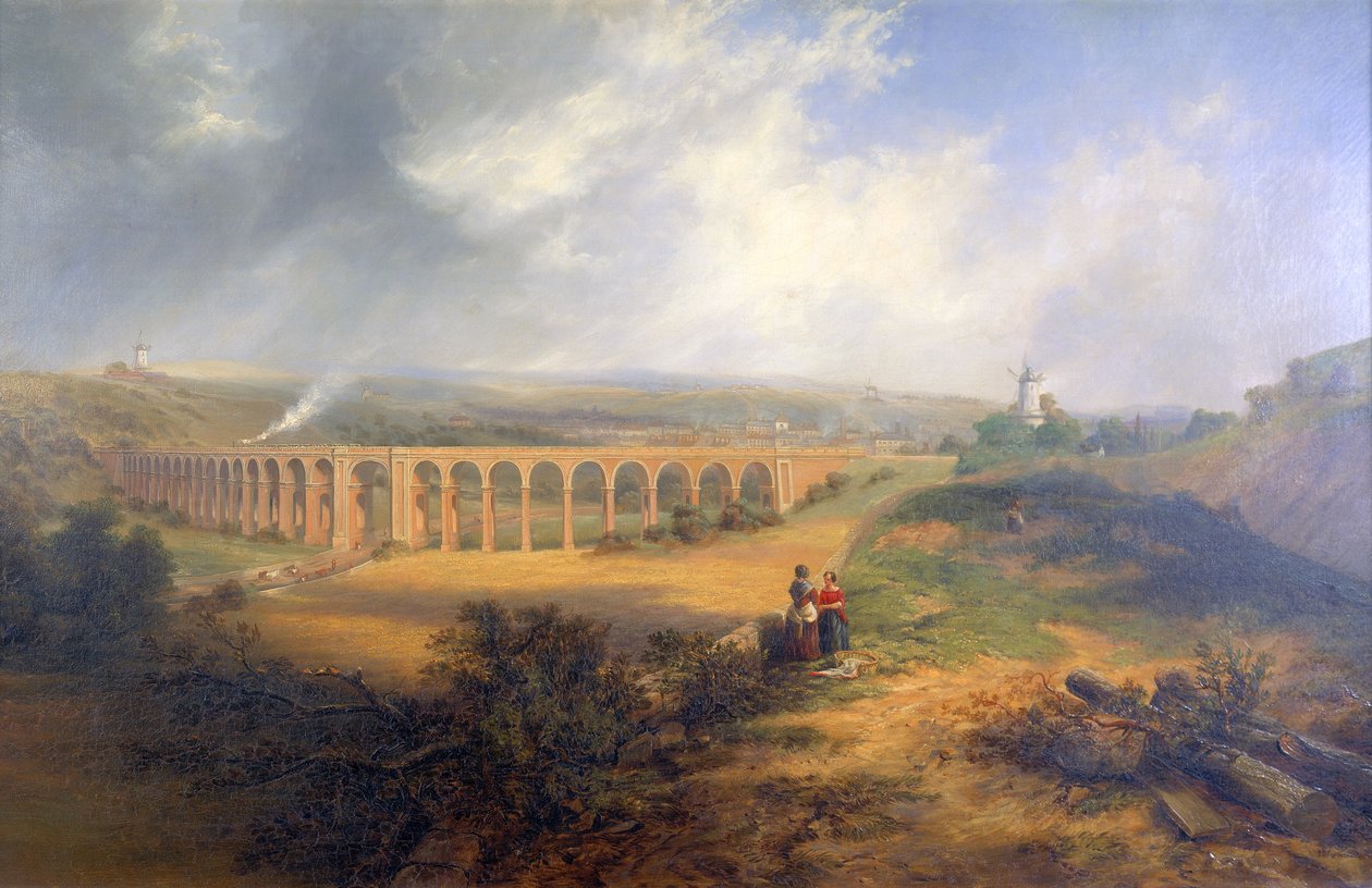 Rastricks viadukt, London Road, Brighton alkotó: John Wilson Carmichael