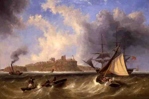 Tengerre néző Tynemouth Haven (olaj, vászon) alkotó: John Wilson Carmichael