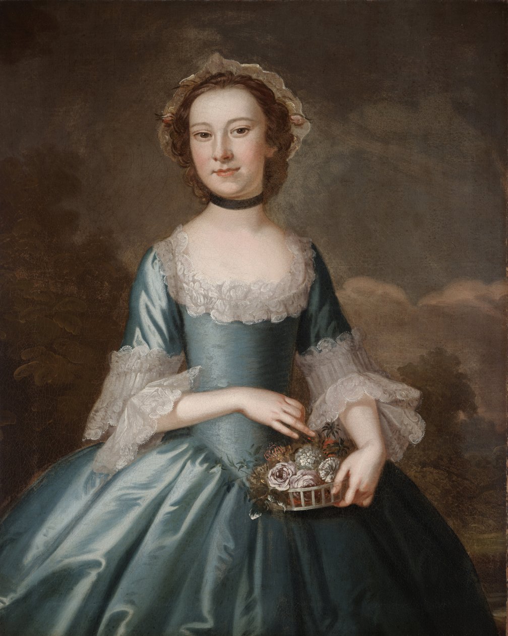 Ann Langdon, Mrs. Richard Ayscough, 1755 körül (olaj, vászon) alkotó: John Wollaston