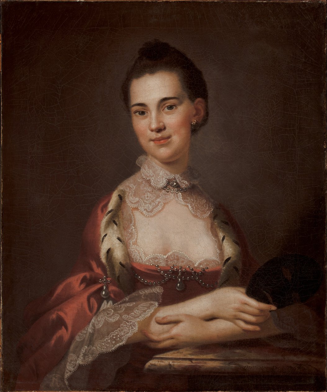 Anne Gibbes, Mrs. Edward Thomas portréja, 1767 alkotó: John Wollaston