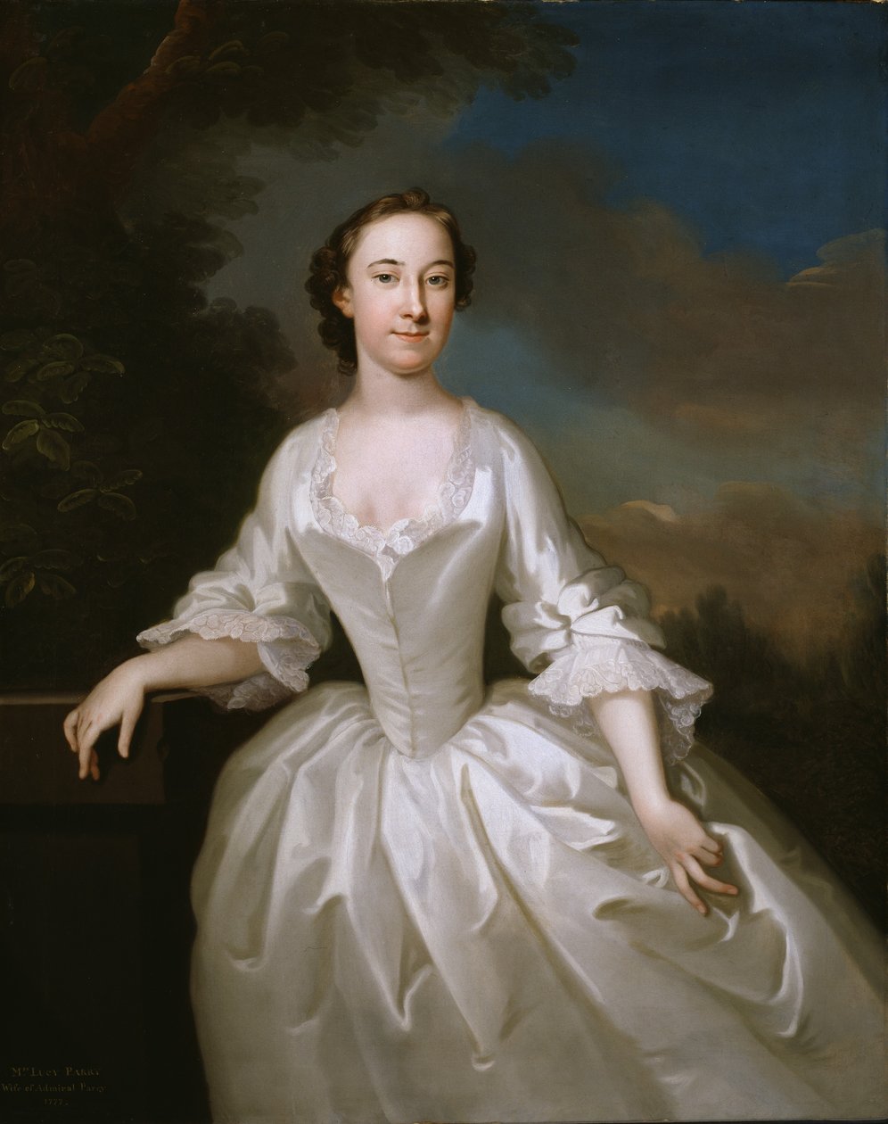 Lucy Parry, Parry admirális felesége portréja alkotó: John Wollaston