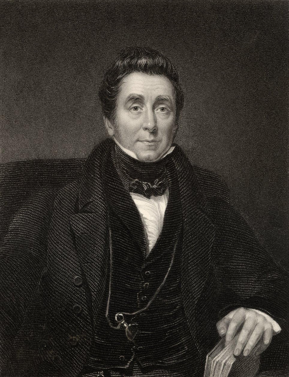 James Johnson, W. Holl metszete, a „The National Portrait Gallery, Volume IV” című művéből, megjelent 1820 körül alkotó: John Wood
