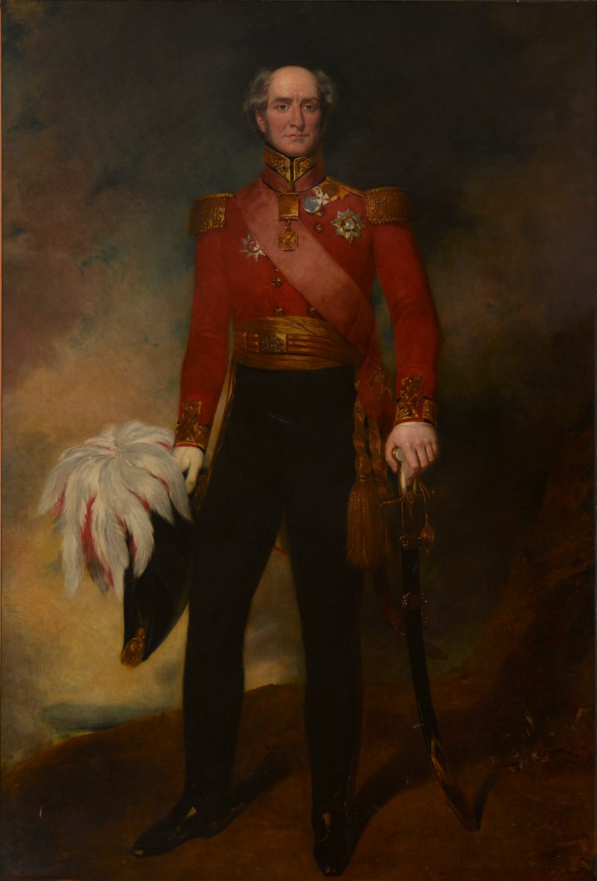 Sir Edward Barnes altábornagy (1776-1838) portréja (olaj, vászon) alkotó: John Wood