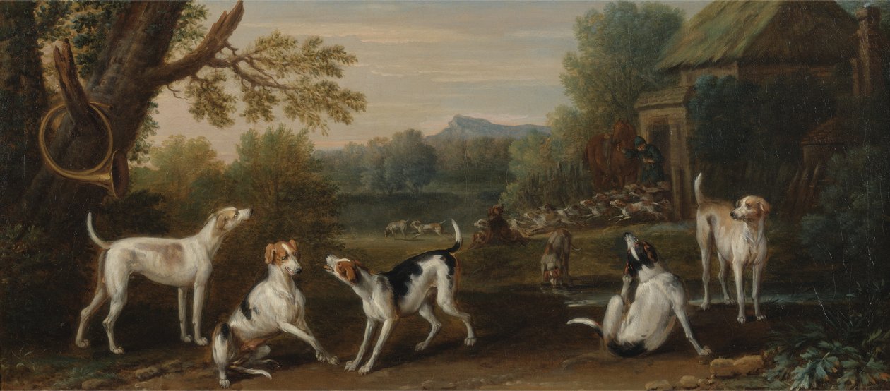 A kopók elengedése, 1765 körül alkotó: John Wootton