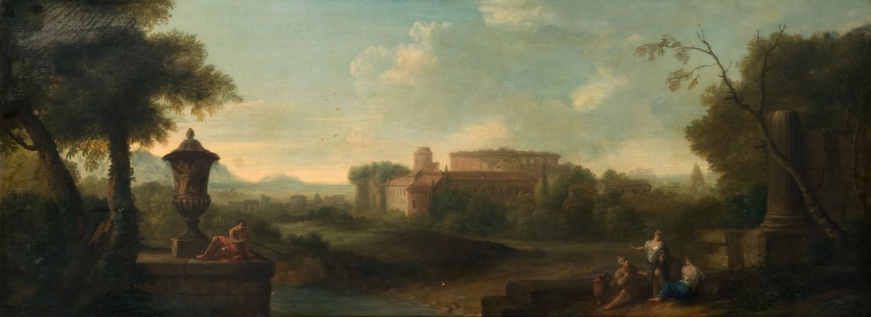 Róma az Aventinus-dombtól, 1710. alkotó: John Wootton