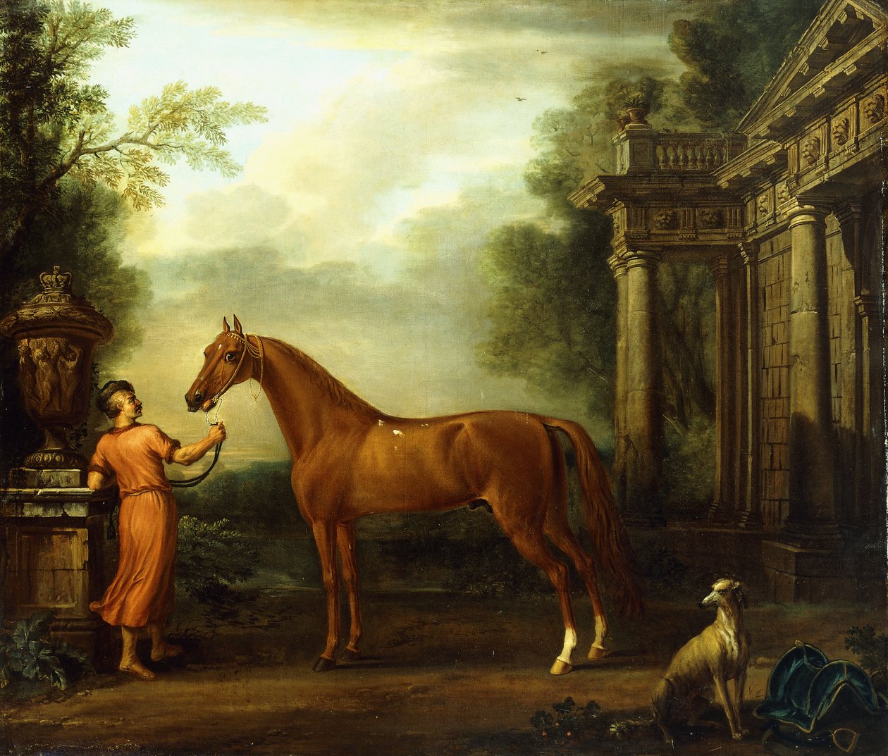 A Hampton Court-i gesztenye arab, 1726 körül alkotó: John Wootton