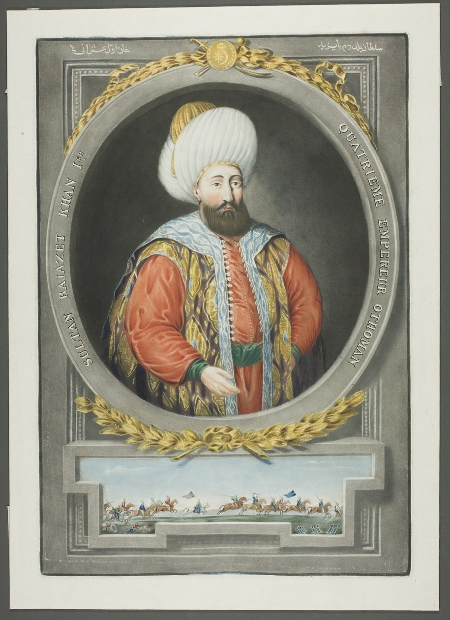 Bajazet Kahn I, A török császárok portréiból alkotó: John Young