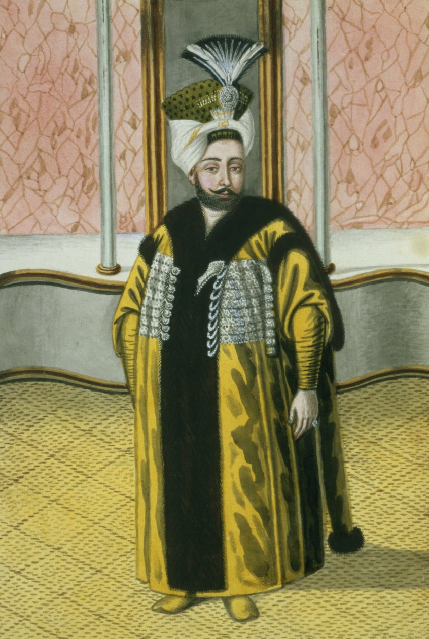 Mustapha IV (1779–1808) szultán 1807–1808, „A török császárok portréi” sorozatból alkotó: John Young