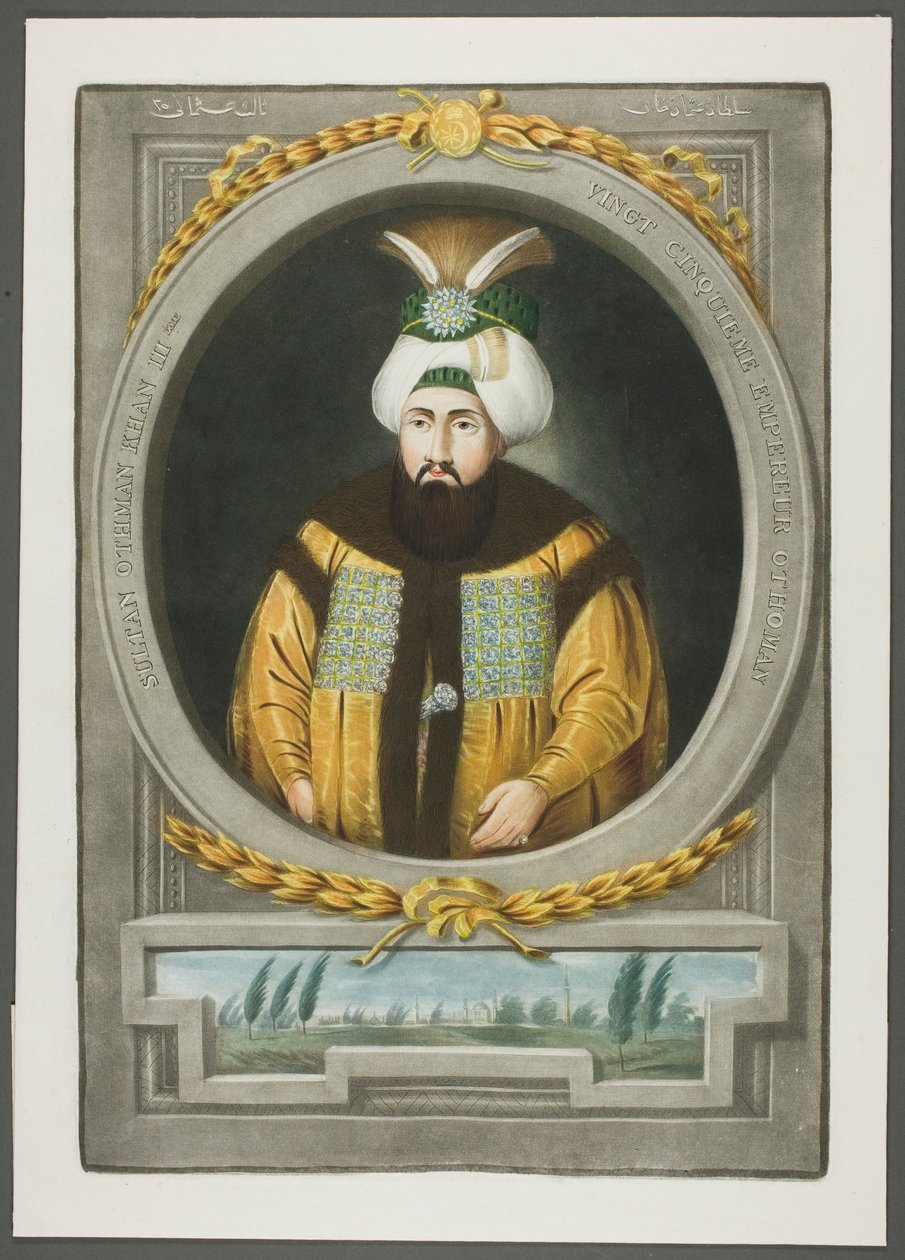 Othman Kahn III, A török császárok portréiból alkotó: John Young