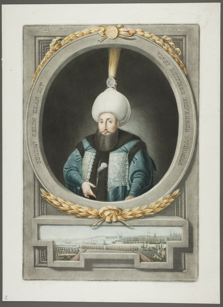 Selim Kahn III, A török császárok portréiból alkotó: John Young