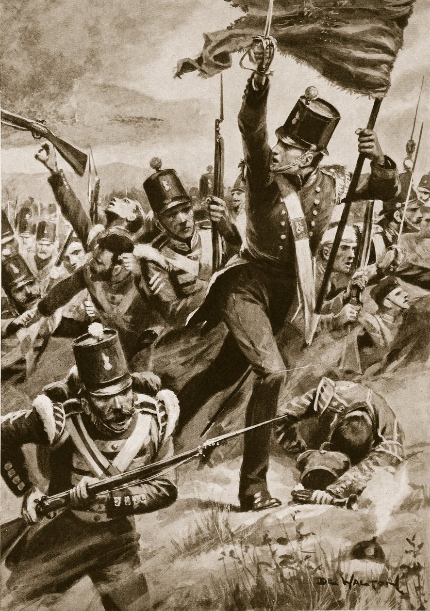 A könnyű hadosztály előretörése az Almában, 1854. szeptember 29 alkotó: John de Walton
