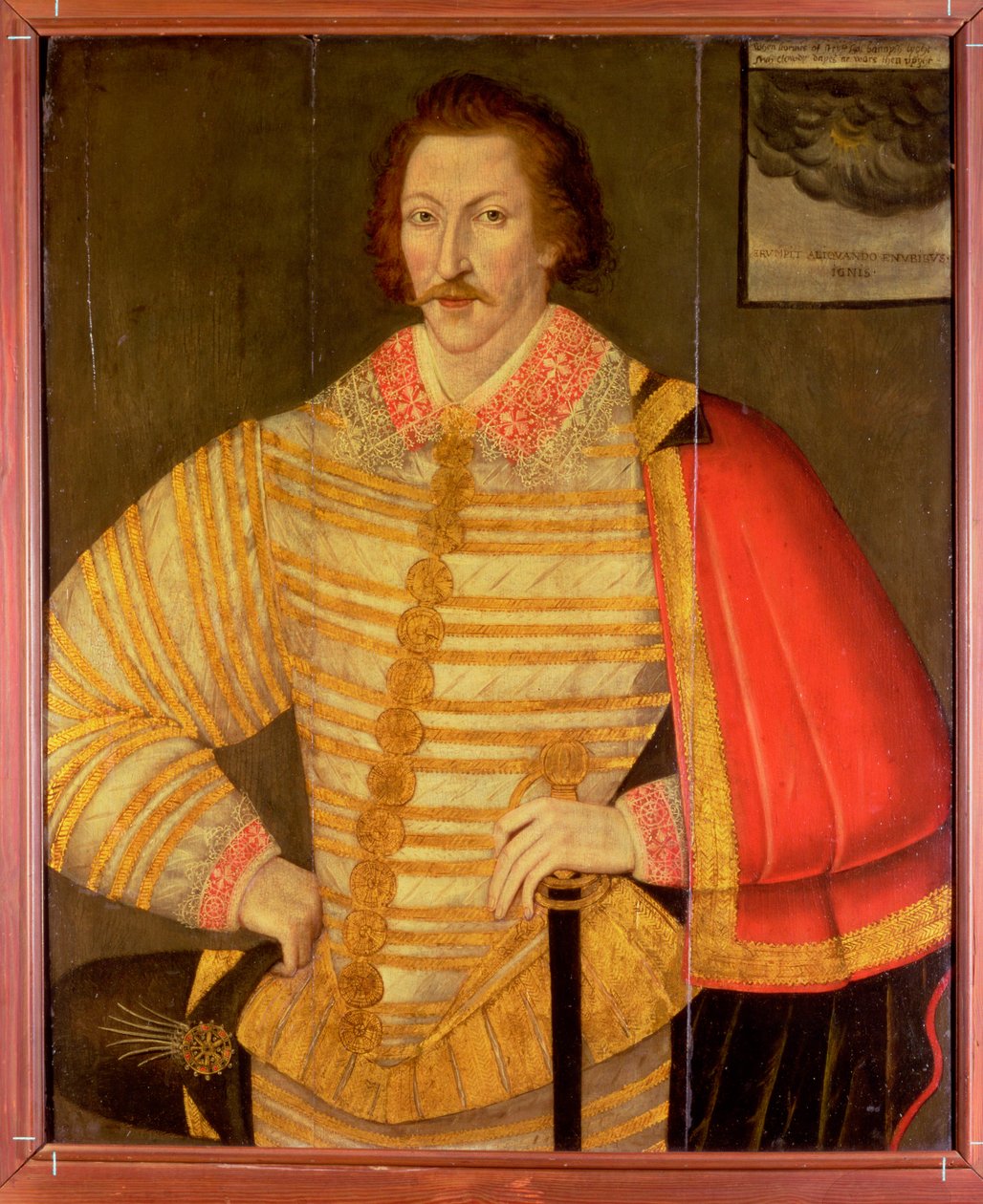 Egy úriember portréja, akit Thomas Cavendish angol navigátornak tartanak alkotó: John the Younger Bettes