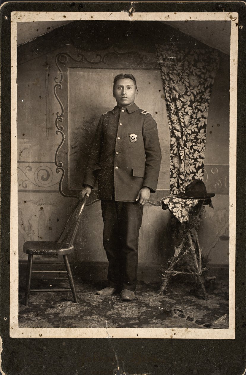 John Hinshaka, Cherry Creek, Dél-Dakota, 1890 (albumnyomat) alkotó: Johnson Brothers