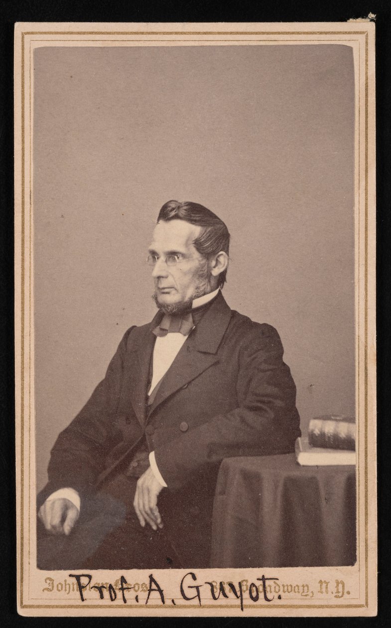 Arnold Henry Guyot portréja 1807-1884, 1866 előtt. alkotó: Johnston Bros