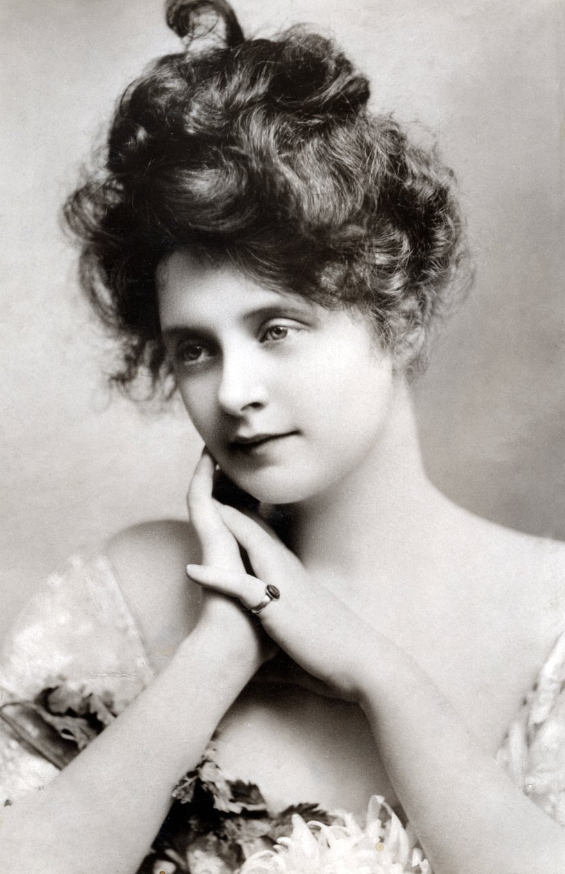 Billie Burke 1885-1970, amerikai színésznő, 1908. alkotó: Johnston and Hoffman