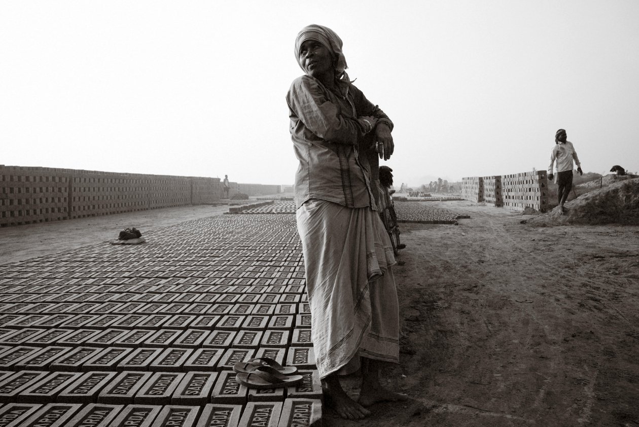 Téglagyárak Kalkuttában, India, 2016 (fotó) alkotó: Jon Nicholson